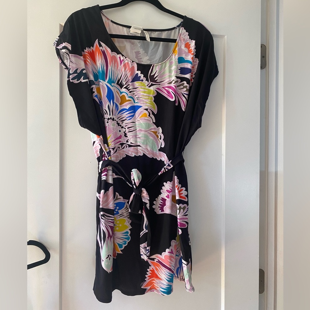 Trina Turk Seychelles Tunic Swim Cover-Up Dress Size Large - Picture 3 of 5